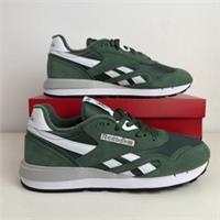 Reebok Classic Nylon 89 Trainers UK 10 Green White BNIB Running Shoes