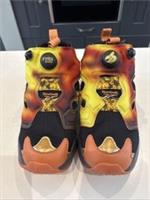 Koshi Inaba Reebok Instapump Fury 94 MAGMA Black Orange 100224285 Men's Size 4