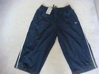 Reebok 3/4 Leg Tracksuit Bottoms Black Adult UK Size XL - XL Regular