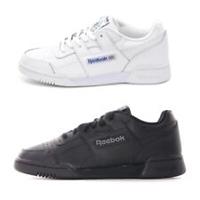 Men's Reebok Workout Plus Black White Trainers Vintage 5.5 6 7.5 & 10.5