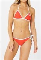 REEBOK ALLEGRA TRIANGLE FULL BIKINI BRAND NEW SIZE SMALL DYNAMIC RED WHITE - small Regular