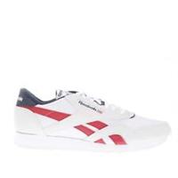 Men's Trainers Reebok Classics Classic Nylon Lace up Casual in White