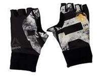 Reebok Spartan Race Fingerless Running Unisex Black Gym Gloves