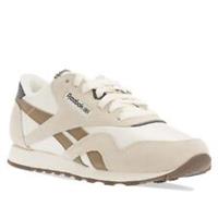 Men's Reebok Classic Nylon Trainers Shoes in White