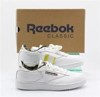 REEBOK CLUB C 85 JUNIOR TRAINERS CAMO LINING UK 4.5 EU 36.5 WHITE RRP £45 AD