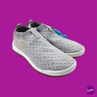 REEBOK Ever Road DMX Slip On Trainers, Lightweight Knit Sock Shoes, Grey, UK 3.5