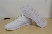 Reebok Classic Leather Unisex Trainer, Cloud White / Pure Grey, UK 12 EU 47