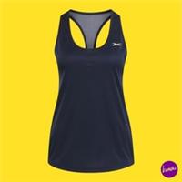 REEBOK Women's ID Train Tank, Scoop Neck, Mesh Back, Navy, UK L | EU 40 | US 8 - L Regular