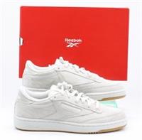 REEBOK CLUB CLASSIC MENS TRAINERS SUEDE LOW TOP UK 8 EU 42 GREY RRP £87 AD