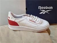 Reebok Classics, Court Peak White/Red Trainers Uk 10.5