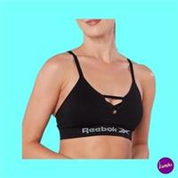 REEBOK Women's Maryna Seamless Sports Bra, Black, UK S - S Regular