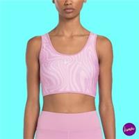 REEBOK Women's MOD Safari Sports Bralette, Pink, UK 2XS | EU 32 | US 2XS - 2XS Regular