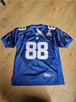Reebok Blue NFL Super Bowl NY Giants Jersey Size 48 Large Men Hakeem Nicks