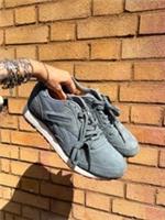 Reebok GL 6000 Grey Shoes Men UK 10 Suede Low Top Sneakers Trainers BNWT