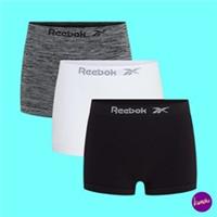 REEBOK Men's Boxer Trunks, Dale Seamless Polyamide Blend, Set of 3, Multi, UK S - S Regular