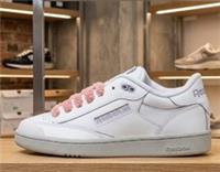 Reebok Club C Bulc White Purple 100201433 Womens Uk 2.5 Trainers Sneakers Shoes