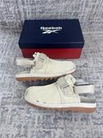 Size 8 - Reebok Beatnik Clog Slip On Closed Toe Sandals Beige