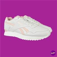 REEBOK Kids' Glide Ripple Clip Trainers, White Pink, UK 5.5 | EU 38 | US 6