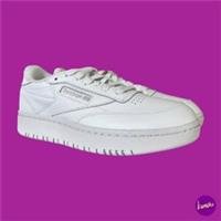 REEBOK Women's Trainer, Leather Club C Double, White, UK 7 | EU 40.5 | US 9.5