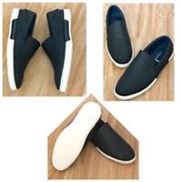 Men Vegan Navy Microfibre Orthopedic Diabetic Comfort Wide Trainer Shoe Size - 7, 8, 9, 10, 11 Standard