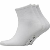 Reebok Original 3 Pack womens ladies ankle Logo Socks in White UK size 3.5 - 7