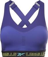 Reebok Womens Les Mills PureMove + Sports Bra Purple XS New