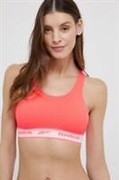 Reebok Womens Angie Rib Crop Top Neon Cherry Medium New