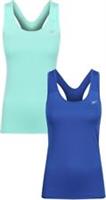 Reebok Womens Training Vest Top 2 Pack -XS- Sports Fitness Gym Performance - XS Regular