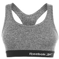 Reebok 2PK Crop Top Ladies Underclothes - Bra Gym Grey Size Large Pack Of 2 - L Regular