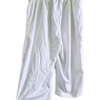 REEBOK MENS THREE QUARTERS TRACK PANTS LOOSE FIT 4 POCKETS SIZE 2XL WHITE - 2XL Big & Tall