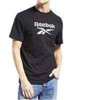 Reebok Vector T Shirt Mens Womens Unisex Black Size UK XS Brand New - XS Regular