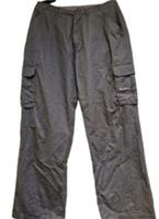 REEBOK CLASSIC MENS CARGO TROUSERS SIZE UK M WAIST 86cm 6 POCKETS WIDE GREEN - M Regular