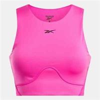 Reebok Large (L) Women's Lux Contour Crop In Laser Pink 100076301 New - L Regular