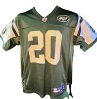 NFL New York Jets Thomas Jones #20 Reebok Jersey Youth Large 14-16