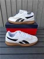 Reebok Hammer Street White Black Unisex Retro Trainers Sneakers Size 4.5 (UK)