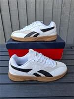 Reebok Hammer Street White Black Unisex Retro Trainers Sneakers Size 4 (UK)
