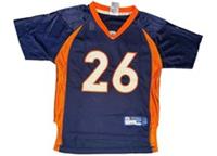 NFL Denver Broncos Clinton Portis #26 Reebok Jersey Kids' Large