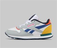 Reebok Classic Leather Kids Junior UK 12 EU 30 Multi Coloured Running Trainers
