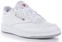 Reebok Club C 85 Low Cut Soft Leather Lace Up Trainer White Mens UK 7 - 11