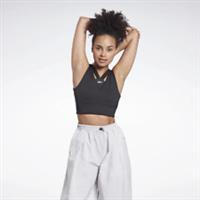 Reebok Womens SH Fashion Bra in Black Size Medium - Low Impact Sports Bra - M Regular