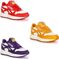 Reebok Classic Leather SP Vibrant Womens Trainer White Purple Size 3 - 8