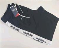 Reebok Drawstring TE Linear Logo BLACK Basketball Shorts Mens L - L Regular