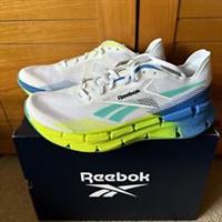 Reebok Floatzig X1 Running Trainers, Colour Wht/Lime/Grn Size UK 9, EU 43, BNWB