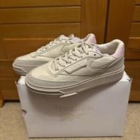 REEBOK Club C LTD, White Lite Pink Leather, Size 6 (39), BNWB