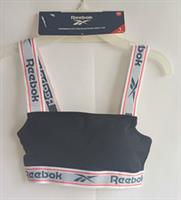 Reebok Navy Blue And White Sports Crop Top- Size XS - XS Regular
