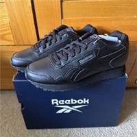 Reebok Classics Reebok Royal Glide Trainers, Black Leather, UK 4.5 (36.5), BNWB
