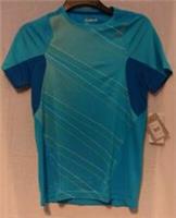 Reebok Training SS G1 PlayIce Mens XS Blue With Contrast Stripe T-Shirt - XS Regular