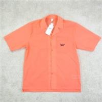 Reebok Resort Shirt Mens Large Nylon Oversized Summer Button Up Holiday - L Regular