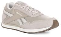 Reebok Glide Low Perfect Suede Lace Up Womens Trainers In Stone UK 3 - 8