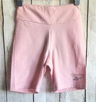 Reebok Light Pink Sparkle Cycling Shorts, Size S, Casual, Sports, Summer - S Regular
